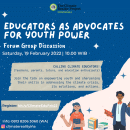 FGD – Educator as Advocates for Youth Power
