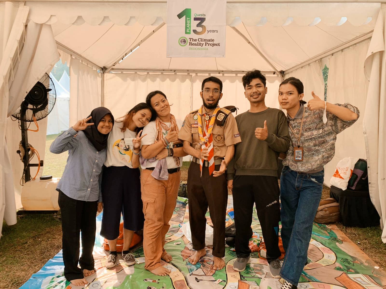 Menjadi Sukarelawan dalam Booth Climate Reality di Jambore Nasional 2022