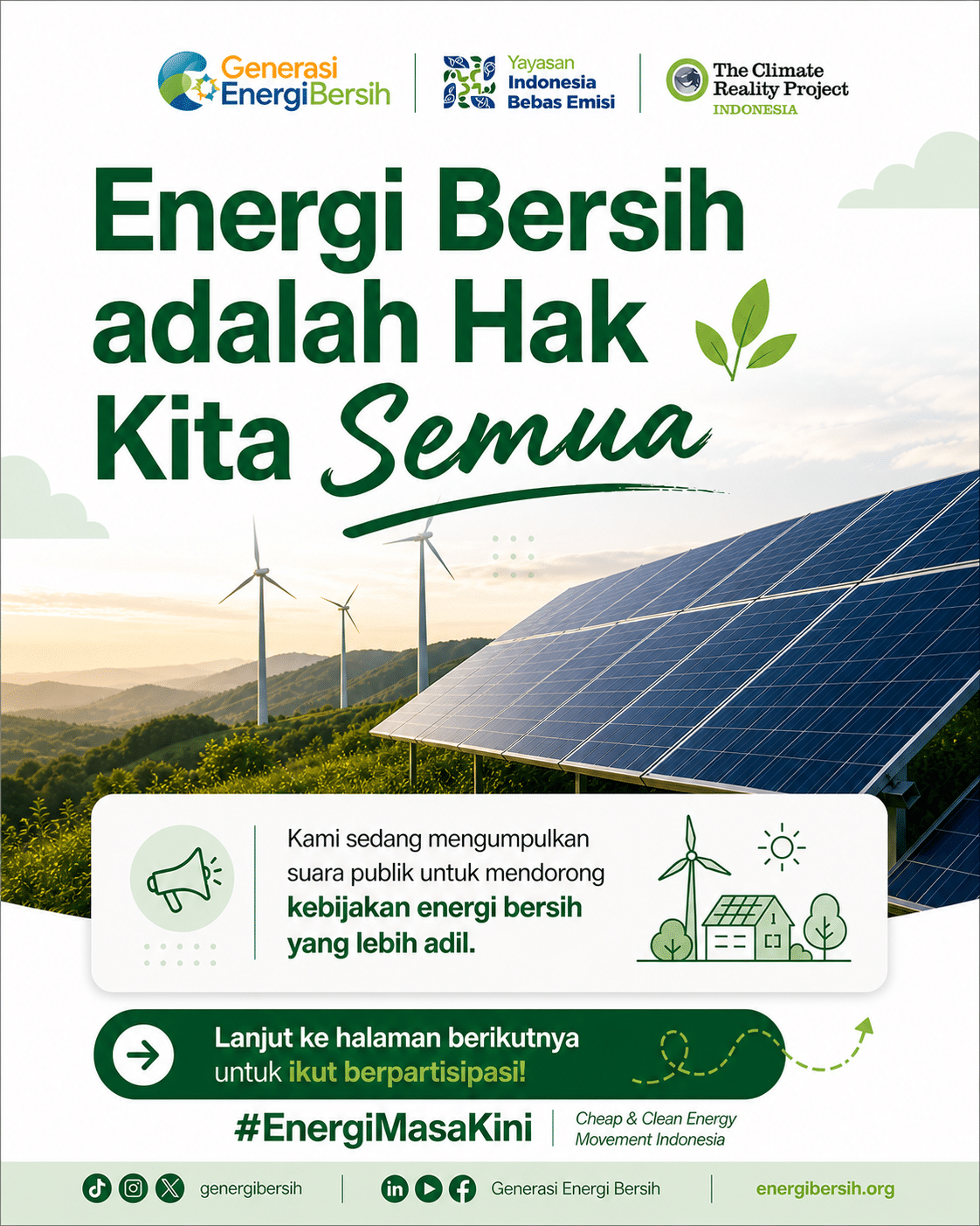 Polling: Energi Bersih Hak Kita Semua